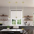 thumbnail image 5 of 46721-12 Livex Lighting Willow - 1 Light Pendant In Transitional Style-16.5 Inches Tall and 5.75 Inches Wide-Satin Brass Finish    -Traditional, 5 of 11