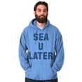 thumbnail image 5 of Funny Beach Lover Sea You Ocean Vibes Hoodie Sweatshirt Women Men Brisco Brands X, 5 of 6