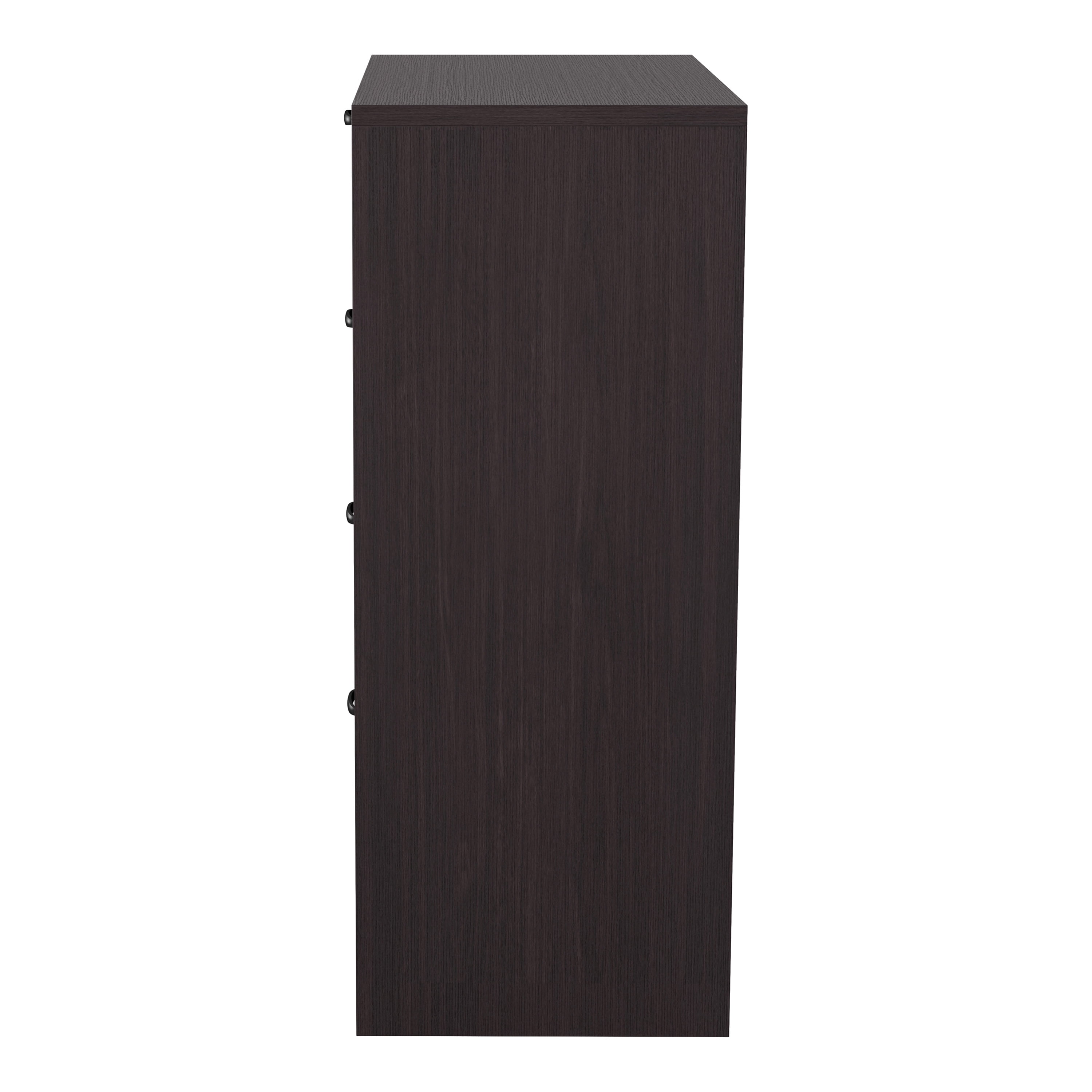 Furniture of America Evalte Adult Modern 4-Drawer Wood Vertical Dresser, Espresso