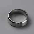thumbnail image 2 of Matte Style 304 Stainless Steel Wide Band Finger Rings for Women Men Plain Band Rings Stainless Steel Color 6mm Inner Diameter: US Size 5 3/4(16.3mm), 2 of 2