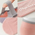 thumbnail image 2 of 8 Pairs Long Yoga Socks with Grip for Women Anti Skid Gripper Socks No Slip Socks for Pilates, Barre, Dance,Yoga, 2 of 5