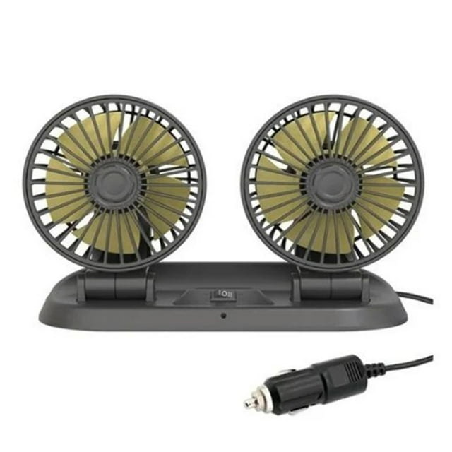 Oliegs Heated Blanket New Car Fan Rear Seat Fan Telescopic Rod 12v24v Universal For Cars And Trucks Chocolate