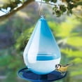 thumbnail image 3 of Comedero de agua para pájaros, baño para pájaros colgante en forma de gota con gancho, dispensador de agua para pájaros al aire libre, bebedero para pájaros silvestres para árbol de jardín, 3 of 5