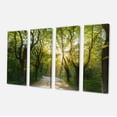 thumbnail image 2 of Soirée dans une Forêt Verte - Impression d'Art sur Toile Paysage, 2 of 3