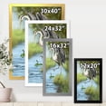 thumbnail image 4 of Designart 'Crane Hunting A Frog' Farmhouse Framed Art Print, 4 of 4