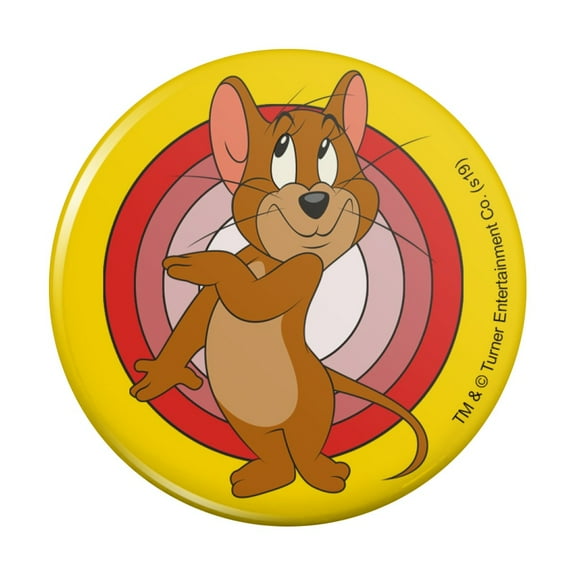 Tom and Jerry Jerry Character Pinback Button Pin