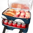 thumbnail image 5 of Bowling Double Layered Insulated and Refrigerated Lunch Bag with Two Compartments and Large Capacity - 7.1x11.4x16.1 Inches - Hand Carry Meal Bag, 5 of 6