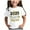 White, variant on Gerichy Girls Graphic Print Summer Short T-Shirts for Girls 2025 Happy New Year Cartoon Printed Round Neck Short Sleeve Tops