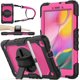 thumbnail image 1 of Samsung Galaxy Tab A 8.0' 2019 Case with Screen Protector, Drop-Proof Case for SM-T290/T295/T297 Rose/Black, 1 of 4