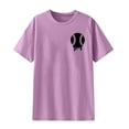 thumbnail image 4 of Spring Tops for Women Plus Size Tops Womens Oversize T Shirts for Women Slogan Graphic Drop Shoulder Short Sleeve Tops Summer Loose Pullover Tees Gifts for Women, 4 of 6