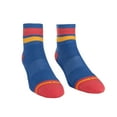 thumbnail image 3 of Blue/Coral Quarter Crew Sock, 3 of 8