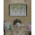 thumbnail image 6 of Outdoor TV Cover 52 to 55 Inch Weatherproof, Tropical Waterproof TV Screen Protector for Outside Decor with Zipper and Pocket 52"L x 30"H , Lemon Leaf Fruit Yellow Green, 6 of 7