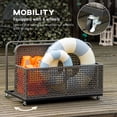 thumbnail image 4 of Outsunny Pool Float Storage with Wheels, Pool Caddy, Light Gray, 4 of 8