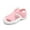 Pink, variant on Cyiecw Toddler Sandals Summer Closed-Toe Lightweight Beach Sandals for Boys Girls Kids Non-Slip Water Shoes