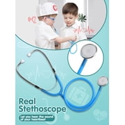 Doctor Kit for Kids Realistic, 36PCS Kids Doctor Kit Wooden, Doctor Pretend Playset