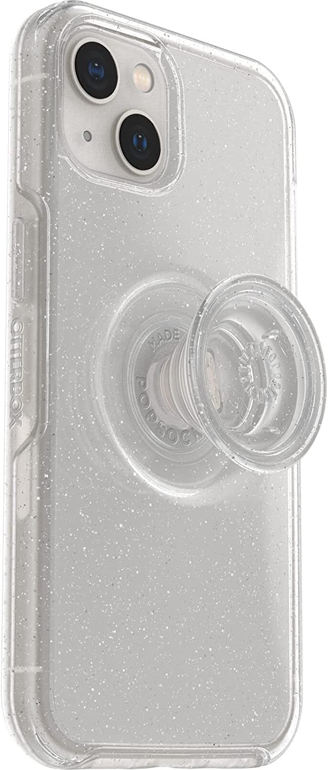 OtterBox + Pop Symmetry Clear Series Case for iPhone 13 Only - Non-Retail Packaging - Stardust Clear/Glitter