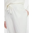 thumbnail image 5 of Joyspun Women's French Terry Knit Bridal Jogger Sleep Pants, 29'' Inseam, Sizes XS-3X, 5 of 6