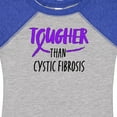 thumbnail image 4 of Inktastic Tougher Than Cystic Fibrosis Boys or Girls Baby Bodysuit, 4 of 5