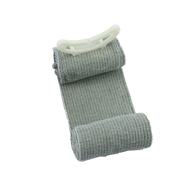 Jumpingount Ayudas para vestirse con gancho de botón gris y 6 pulgadas 15*200cm