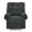 Dark Gray, variant on Leumius Recliner Chair,Overstuffed Manual Recliner Armchair with added Footrest,Ergonomic Lounge Chair,Home Theater Seating,Dark Gray