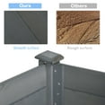 thumbnail image 3 of Raised Garden Bed Wood Elevated with Legs Above Ground Standing Planters Boxes Outdoor Indoor for Vegetables Flower Plants Herb, Dark Gray, 3 of 5