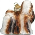 thumbnail image 3 of Old World Christmas Dog Collection Glass Blown Ornaments for Christmas Tree Shih Tzu, Brown, 3 of 6