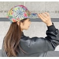 thumbnail image 2 of Gorra de Béisbol para Mujer Bidadary con Flor de Pedrería Brillante, 56-58 cm, 2 of 6