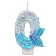 thumbnail image 1 of Birthday Number Candles For Cake Blue Number Candle Fun Glitter Cake Topper Birthday Decorations Cupcake Topper For PartySupplies, 1 of 4