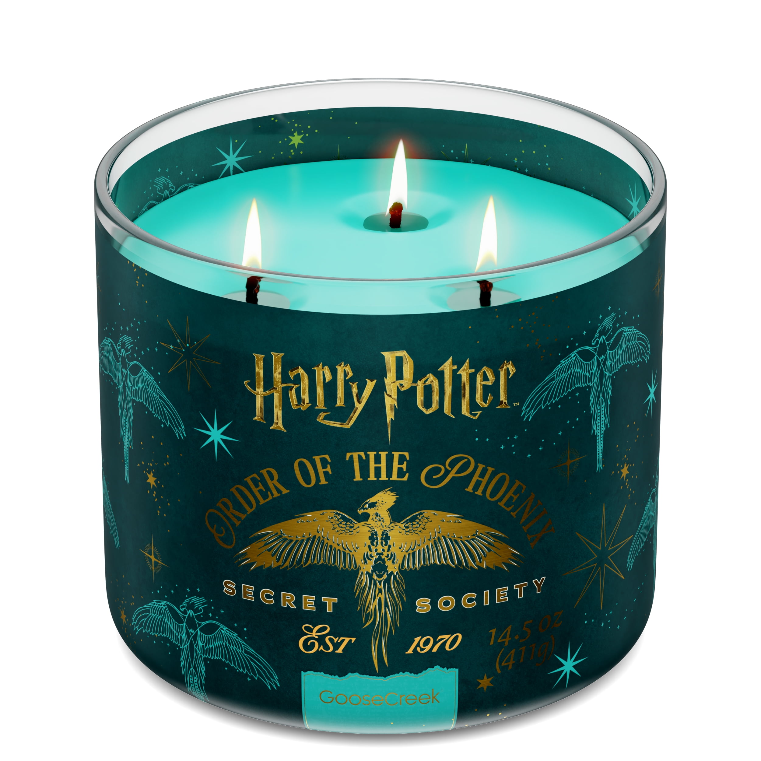 Goose Creek Harry Potter Slytherin 3-wick Black Lake Waters, Fog