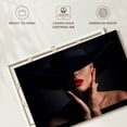 thumbnail image 6 of Elephant Stock Sophisticated Woman In Black Wall Art - Horizontal Canvas Wall Art - Living Room Wall Decor - Fashion And Beauty Canvas - Black And Beige Decor - 12" x 8", 6 of 8