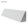 thumbnail image 2 of Bed Wedge Gap Filler, Modern Stylish Memory Foam Wedge Pillow Headboard Pillow - Full Size Bed, 2 of 6