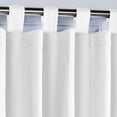 thumbnail image 2 of Kotton Culture Tab Top Curtains 100% Blackout Room Darkening Thermal Insulated Window Treatment Panels for Bedroom, Living Room, Home, Office (1 Panel, 52x120, White), 2 of 7