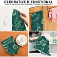 thumbnail image 6 of Kitchen Towels Springs Leaves and Flowers Pattern Cleaning Towel Absorbent Hand Towels Tea Towels for Home Restaurant Dish Clean 28" x 18", 6PCS, 6 of 6