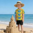 thumbnail image 6 of Dailycode Small Short Sleeve Button Down Shirts Happy Puppy Faces Casual Shirt 3-10 Years, 6 of 9
