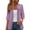 Purple, variant on Cardigan Sweaters for Women Lightweight Three Quarter Sleeve Solid Color Breathable Outerwear Slim Fit Open Front Cozy Casual Womens Sweaters