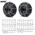 thumbnail image 2 of Cadenas de nieve AXSPEED de metal de 2 piezas, 105/114/120/130 mm, para neumáticos RC Rock Crawler TRX-4 TRX4 Axial SCX10 90046 D90 1/10, 2 of 5