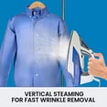 thumbnail image 3 of Kenmore Digital Power Steam Iron & Garment Steamer, 9 Fabric Presets, Fast Heat for Wrinkle-Free Clothes, 3 of 7