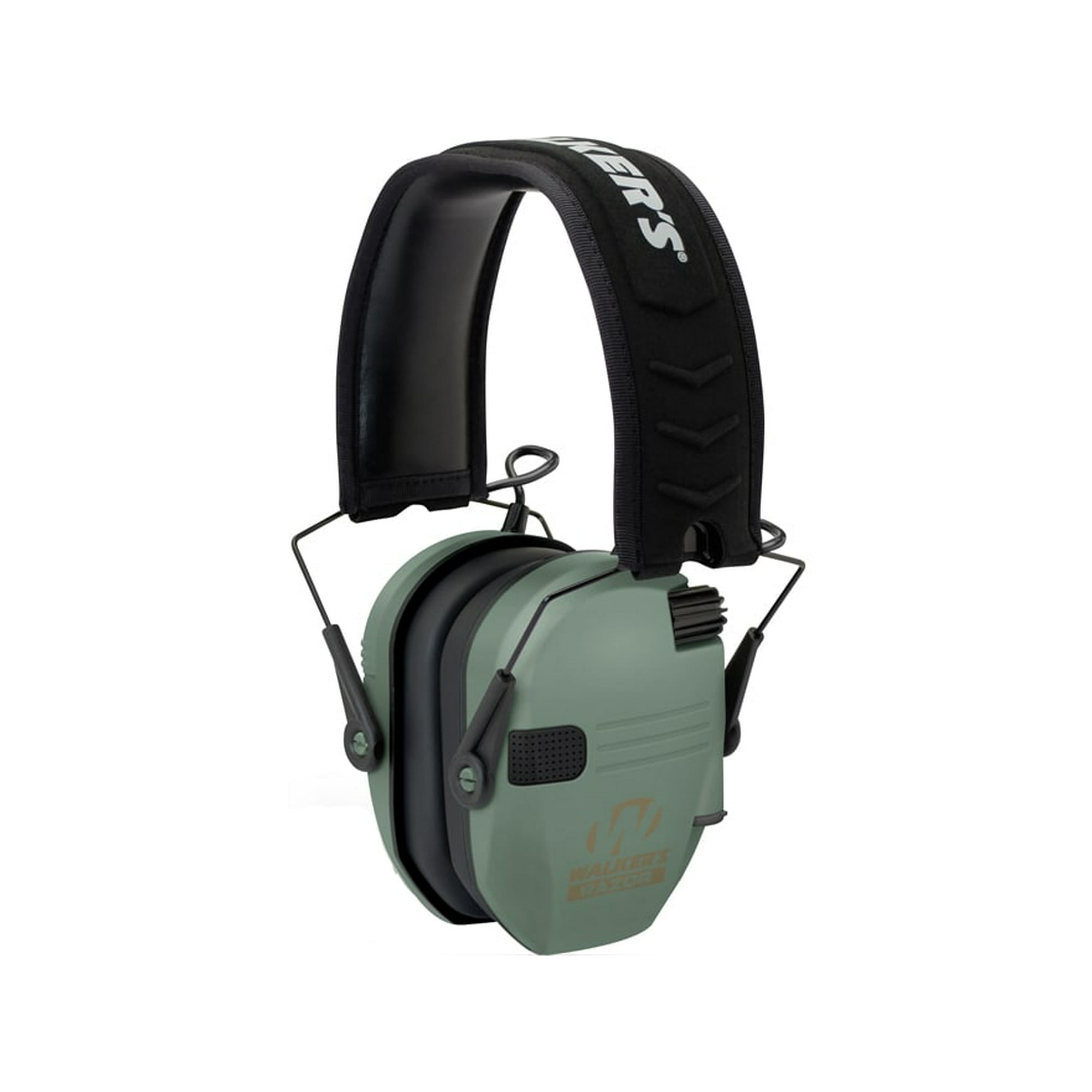 Walker's Razor Slim Low Profile Electronic Ear Muffs Sage Green