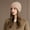 Brown, variant on 1pcs Diamond-Studded Women's Hat, Autumn and Winter Fleece-Lined Versatile Hat, Suitable for Daily Commuting, Park Strolls, Shopping, and Outdoor Activities