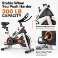 thumbnail image 4 of YOSUDA Exercise Bike for Home, Quiet Indoor Cycling Bike, 300 lb Capacity, 4 of 12