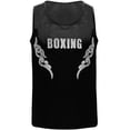thumbnail image 2 of Hansber Kids Boys Letter Printed Boxer Vest Sleeveless Boxing Training T-Shirt Sequin Applique Shiny Tanks Tops Black&Silver 12, 2 of 6