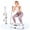 White, variant on Patbrela Vibration Plate Exercise Machine for Lymphatic Drainage & Home Fitness, Whole Body Workout Platform for Weight Loss, with 199 Speed Levels and 9 Preset Programs, 400 Lb Capacity, Black