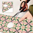 thumbnail image 6 of Yayeee Faucet Mat for Kitchen Sink 30" Diatomite Long Splash Guard Pad, Pink Symmetrical Stars, 2 Pack, 6 of 7