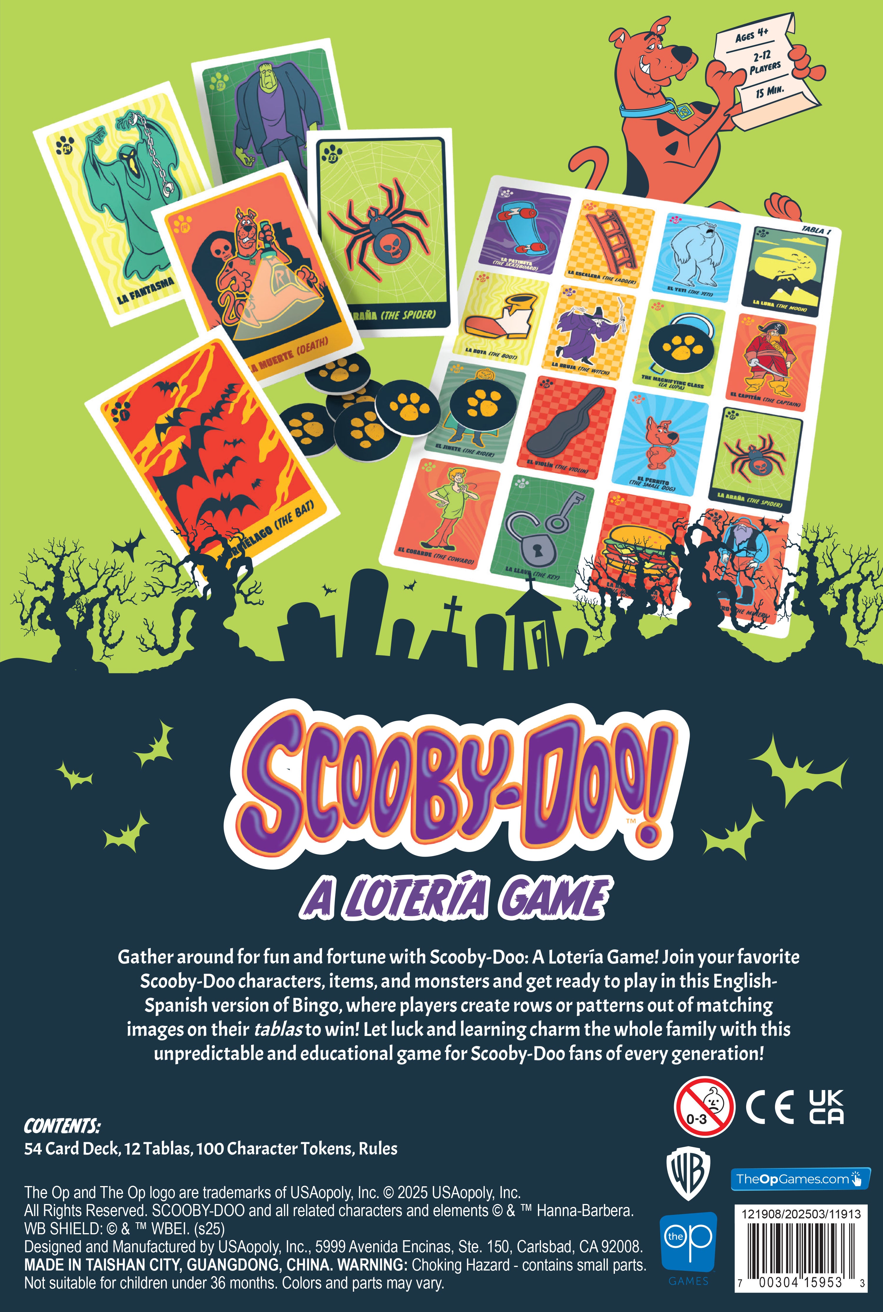Lotería: Scooby-Doo!™ Game, by USAopoly