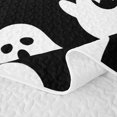 thumbnail image 5 of Homewish Silhouette Multi Ghost Twin Quilt Set for Boys Girls, Cute Halloween Spooky Twin Coverlet Set, 2pcs, 5 of 7