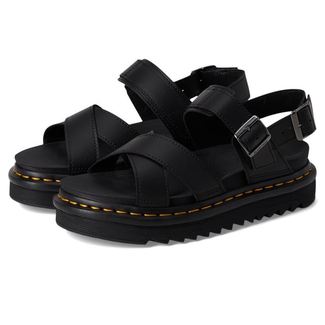 Sandalia con correa en el tobillo Dr. Martens Black Athena para mujer