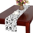 thumbnail image 2 of MKHERT Funny Dog Paw Prints Footprints Table Runner Home Decor for Kitchen Dining Wedding Party 16x72 Inch, 2 of 3