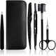 thumbnail image 1 of 5 piezas de preparación para cejas con estuche negro para hombres y mujeres esquí esquí Gafas de esquí, 1 of 5