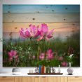 thumbnail image 2 of Design Art - Blooming Lotus Flowers at Sunset, 2 of 5