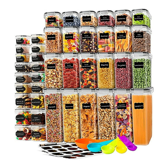 Set de Recipientes Herméticos de 42 Piezas ECOCINARE RECI-42